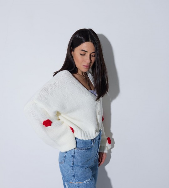 Кардиган Eternal Bloom Білий | Showroom By Nona — зображення 2 Кардиган Eternal Bloom Білий | Showroom By Nona — зображення 2